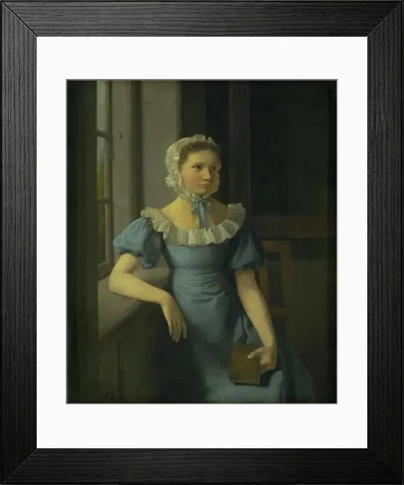 Framed Print : The Artist's Eldest Sister, 1825. Creator: Constantin Hansen Framed Print : The Artist's Eldest Sister, 1825. Creator: Constantin Hansen