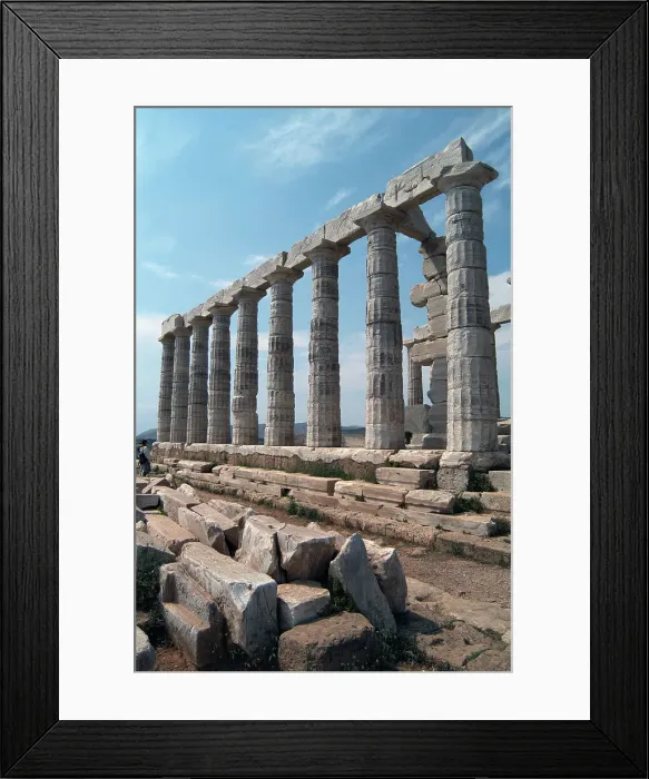 Framed Print : Sounion, Greece, 2003. Creator: Ethel Davies Framed Print : Sounion, Greece, 2003. Creator: Ethel Davies