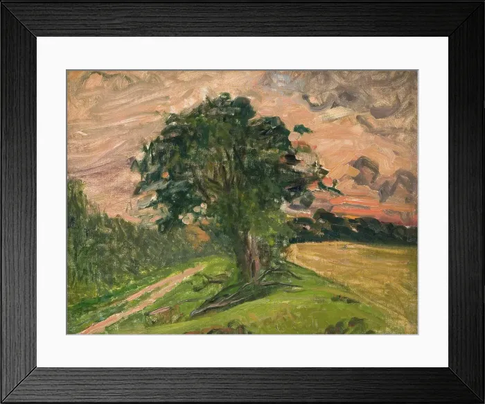 Framed Print : Evening landscape, Tisvilde, 1905. Creator: Albert Gottschalk Framed Print : Evening landscape, Tisvilde, 1905. Creator: Albert Gottschalk