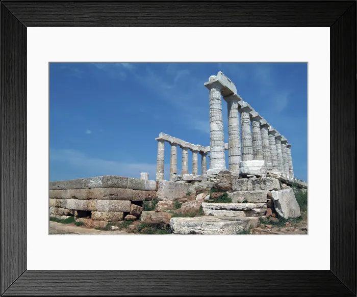 Framed Print : Sounion, Greece, 2003. Creator: Ethel Davies Framed Print : Sounion, Greece, 2003. Creator: Ethel Davies