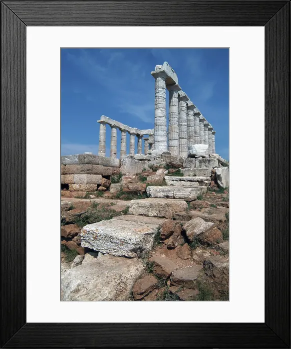 Framed Print : Sounion, Greece, 2003. Creator: Ethel Davies Framed Print : Sounion, Greece, 2003. Creator: Ethel Davies