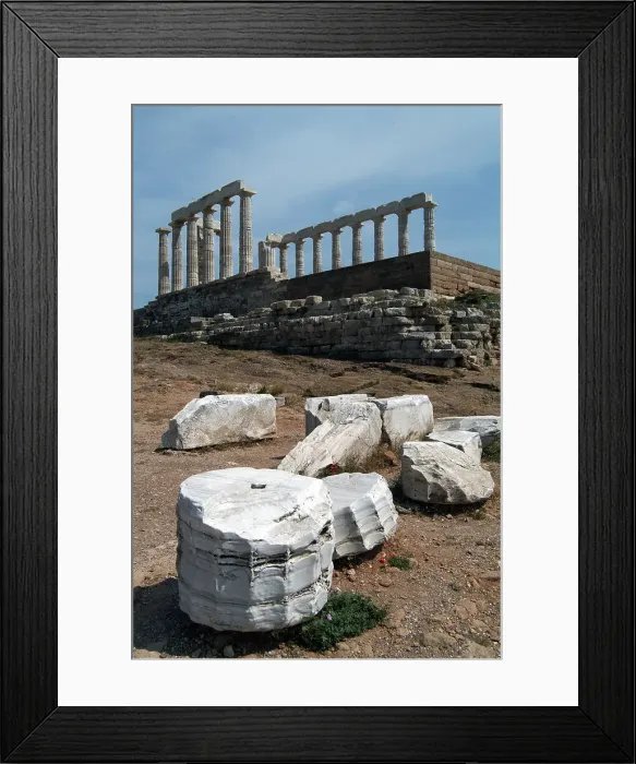 Framed Print : Sounion, Greece, 2003. Creator: Ethel Davies Framed Print : Sounion, Greece, 2003. Creator: Ethel Davies