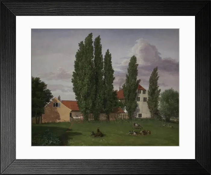 Framed Print : Marialyst at Frederiksberg. Ole Winstrup's House, 1828. Creator: Frederik Hansen Sodring. Marialyst at Frederiksberg. Ole Winstrup's House, 1828. Creator: Frederik Hansen Sodring Framed Print : Marialyst at Frederiksberg. Ole Winstrup's House, 1828. Creator: Frederik Hansen Sodring. Marialyst at Frederiksberg. Ole Winstrup's House, 1828. Creator: Frederik Hansen Sodring