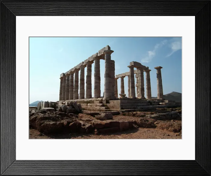 Framed Print : Sounion, Greece, 2003. Creator: Ethel Davies Framed Print : Sounion, Greece, 2003. Creator: Ethel Davies