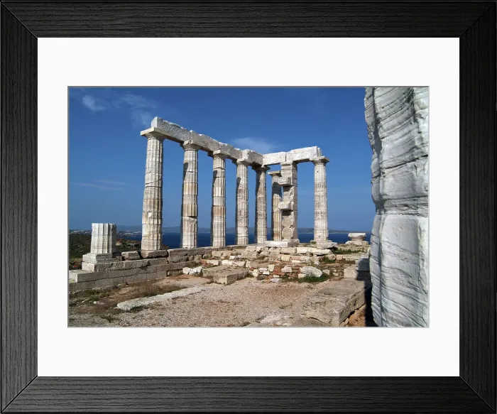 Framed Print : Sounion, Greece, 2003. Creator: Ethel Davies Framed Print : Sounion, Greece, 2003. Creator: Ethel Davies