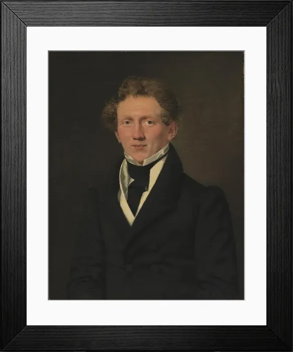 Framed Print : The Paymaster Theodor Emil Ludvigsen, 1829. Creator: Christian Albrecht Jensen Framed Print : The Paymaster Theodor Emil Ludvigsen, 1829. Creator: Christian Albrecht Jensen