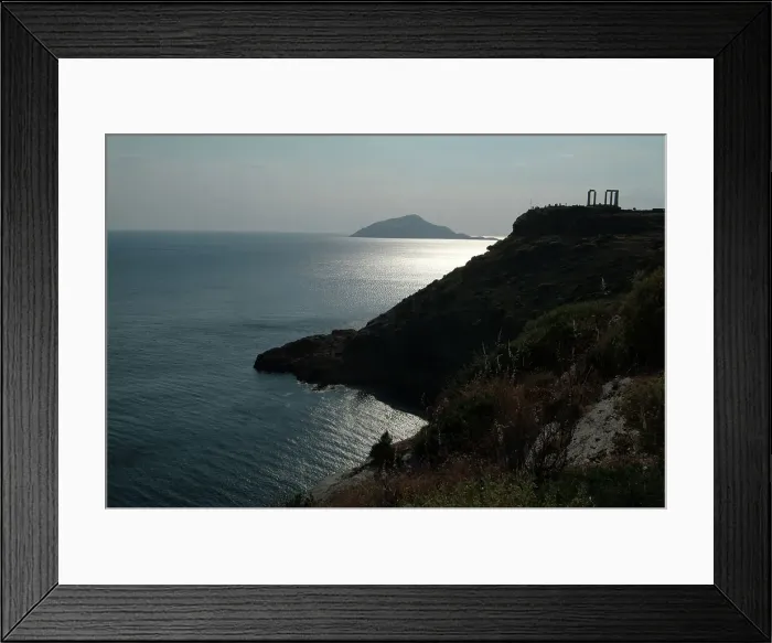 Framed Print : Sounion, Greece, 2003. Creator: Ethel Davies Framed Print : Sounion, Greece, 2003. Creator: Ethel Davies