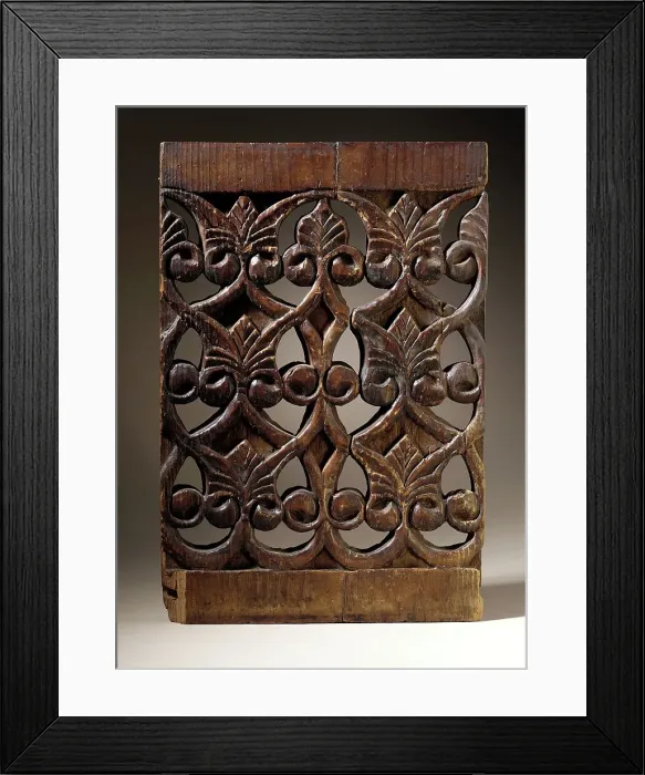 Framed Print : Panel (image 1 of 2), 13th century. Creator: Unknown Framed Print : Panel (image 1 of 2), 13th century. Creator: Unknown