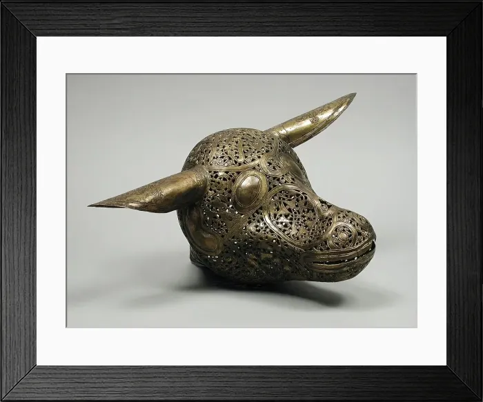 Framed Print : Sheep's Head (image 2 of 2), 19th century. Creator: Unknown Framed Print : Sheep's Head (image 2 of 2), 19th century. Creator: Unknown