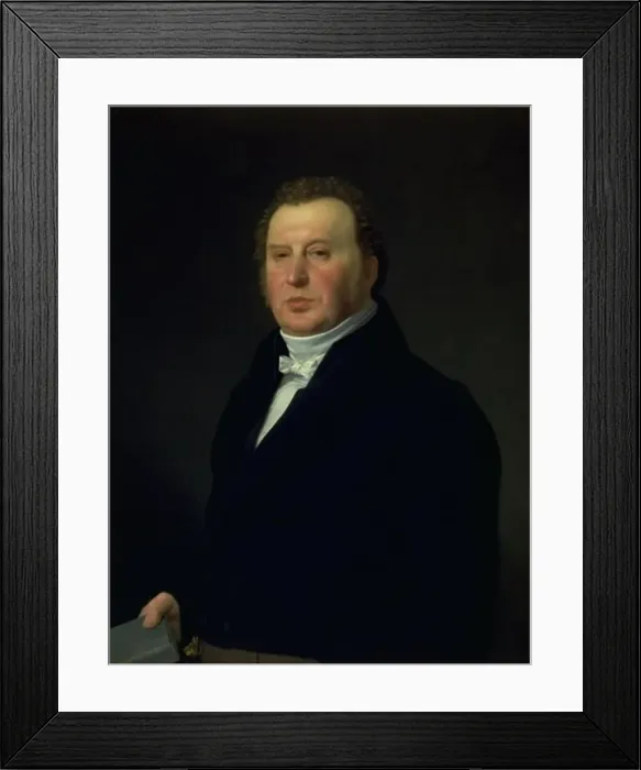Framed Print : Police Surgeon Johan Frederik Rost. The Artist's Family Doctor and Friend, 1831. Creator: CW Eckersberg Framed Print : Police Surgeon Johan Frederik Rost. The Artist's Family Doctor and Friend, 1831. Creator: CW Eckersberg