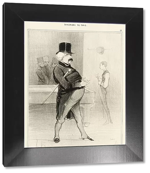 L'Ex-colonel, 1842. Creator: Honore Daumier