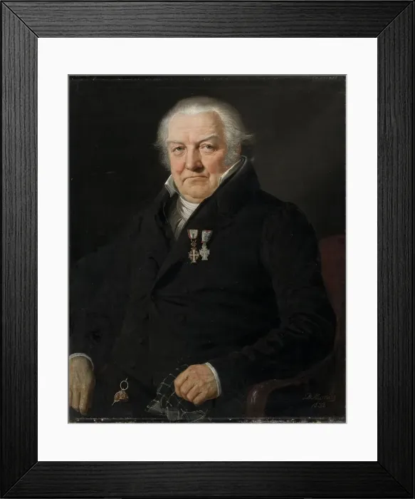 Framed Print : Professor, dr. med. J.D. Herholdt, 1832. Creator: David Monies Framed Print : Professor, dr. med. J.D. Herholdt, 1832. Creator: David Monies
