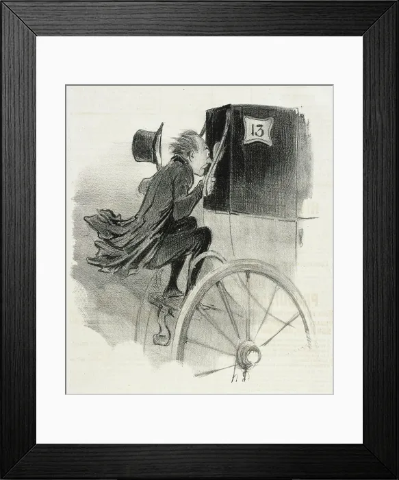 Framed Print : Ah! Très bien j'en suis sûr!.. 1841. Creator: Honore Daumier