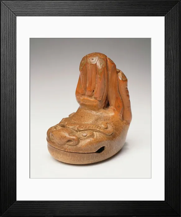 Framed Print : Buddhist Bell, 19th century. Creator: Unknown Framed Print : Buddhist Bell, 19th century. Creator: Unknown