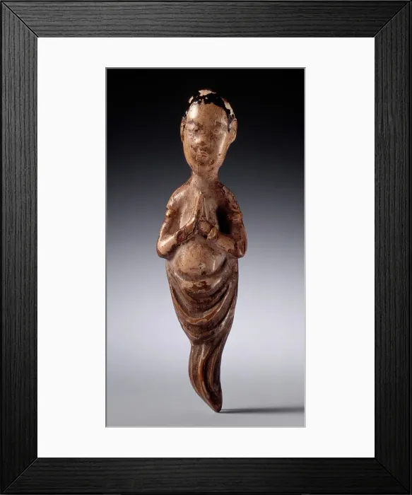Framed Print : Angel Finial, 17th century. Creator: Unknown Framed Print : Angel Finial, 17th century. Creator: Unknown