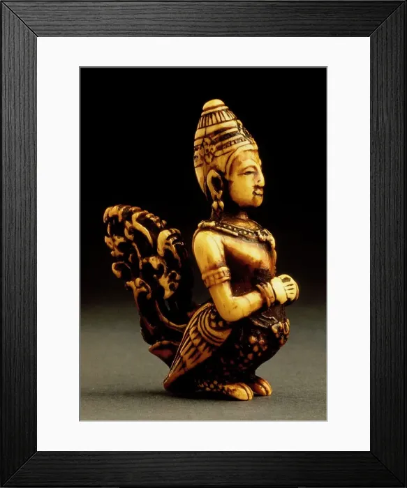 Framed Print : Heavenly Spirit: Karyobinga, 18th century. Creator: Unknown Framed Print : Heavenly Spirit: Karyobinga, 18th century. Creator: Unknown
