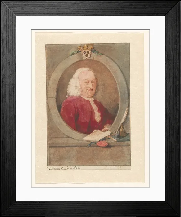Framed Print : Portrait of Pieter van Bleiswijk, 1787. Creator: Aert Schouman Framed Print : Portrait of Pieter van Bleiswijk, 1787. Creator: Aert Schouman