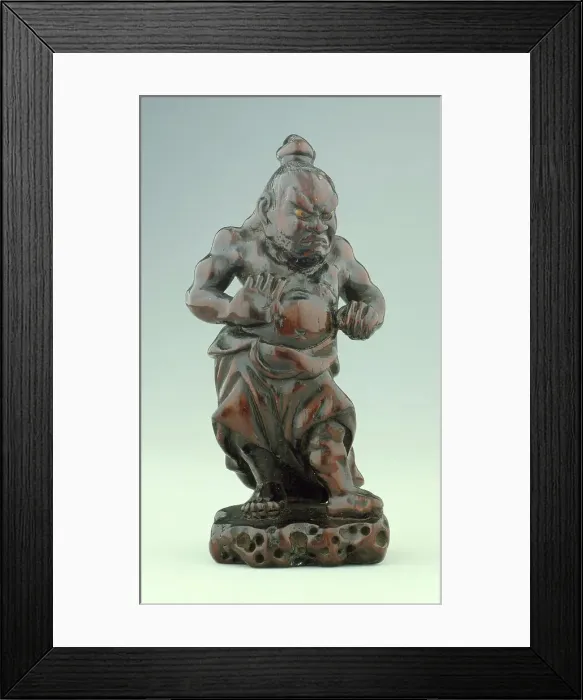 Framed Print : Temple Guardian, 18th century. Creator: Unknown Framed Print : Temple Guardian, 18th century. Creator: Unknown