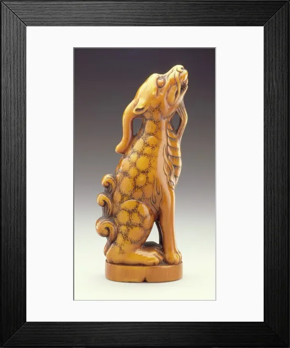Framed Print : Seal Carved as Kirin, 18th century. Creator: Unknown Framed Print : Seal Carved as Kirin, 18th century. Creator: Unknown