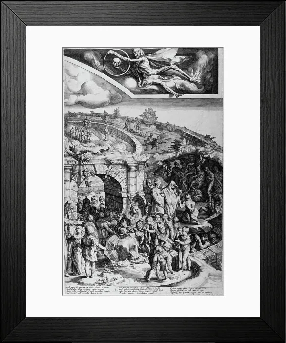Framed Print : The Table of Cebes (image 2 of 4), 1592. Creator: Jacob Matham Framed Print : The Table of Cebes (image 2 of 4), 1592. Creator: Jacob Matham