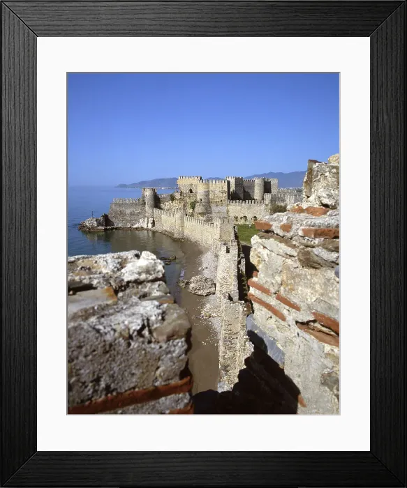 Framed Print : Anamur Castle, Turkey, 2019. Creator: Ethel Davies Framed Print : Anamur Castle, Turkey, 2019. Creator: Ethel Davies