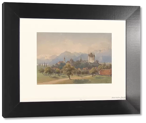 View of Thun, Switzerland, 1828-1892. Creator: Charles William Meredith van de Velde