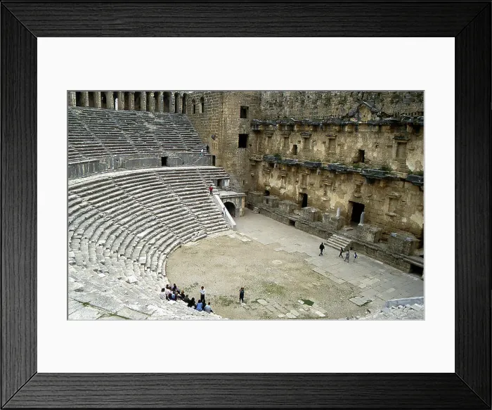 Framed Print : Aspendos, Turkey, 2019. Creator: Ethel Davies Framed Print : Aspendos, Turkey, 2019. Creator: Ethel Davies