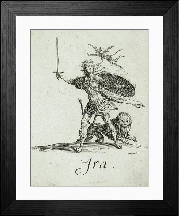 Framed Print : Greed, c1621. Creator: Jacques Callot Framed Print : Greed, c1621. Creator: Jacques Callot