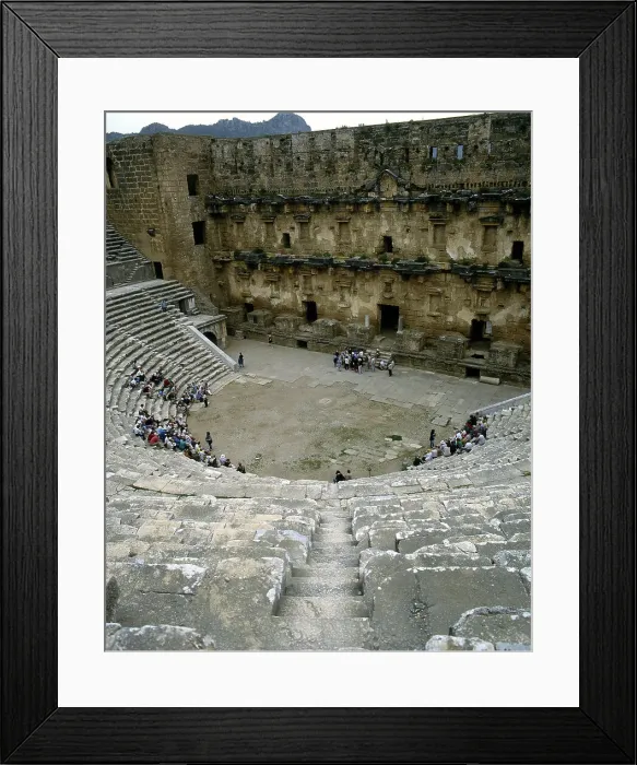 Framed Print : Aspendos, Turkey, 2019. Creator: Ethel Davies Framed Print : Aspendos, Turkey, 2019. Creator: Ethel Davies