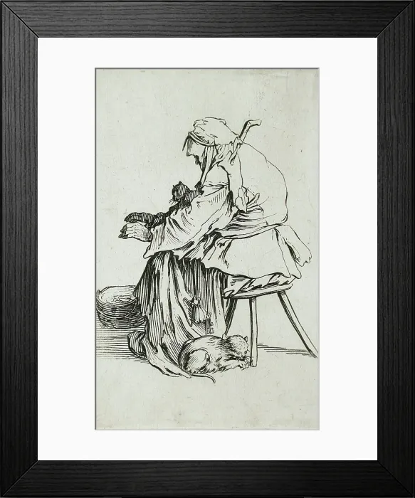Framed Print : Les Gueux (image 1 of 23), c1621. Creator: Jacques Callot