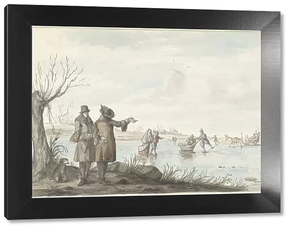 Winter scene, 1661-1693. Creator: Gerrit Grasdorp