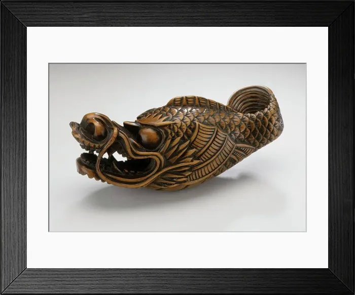 Framed Print : Dragon-Fish, 18th century. Creator: Unknown Framed Print : Dragon-Fish, 18th century. Creator: Unknown
