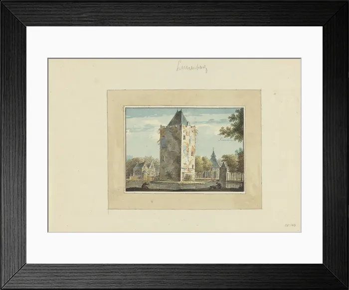 Framed Print : View in Lunenburg, 1700-1800. Creator: Anon Framed Print : View in Lunenburg, 1700-1800. Creator: Anon