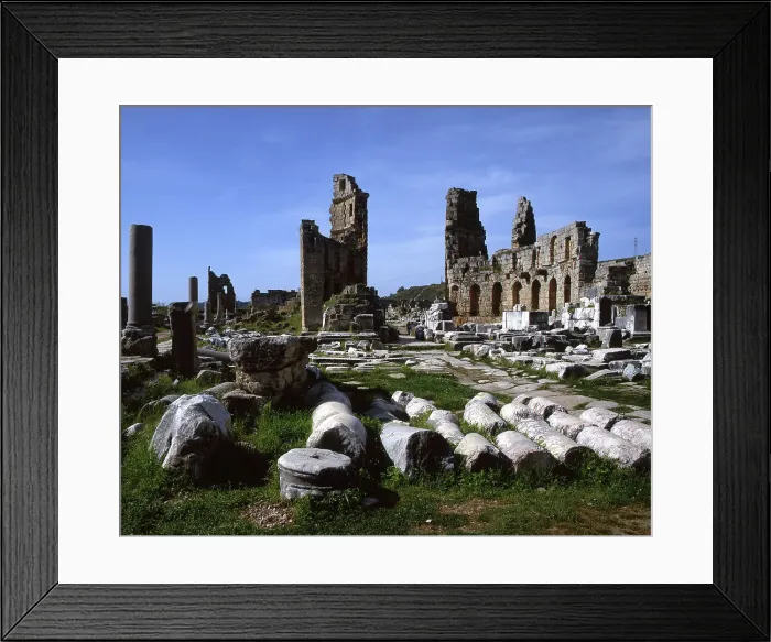 Framed Print : Perge, Turkey, 2019. Creator: Ethel Davies Framed Print : Perge, Turkey, 2019. Creator: Ethel Davies