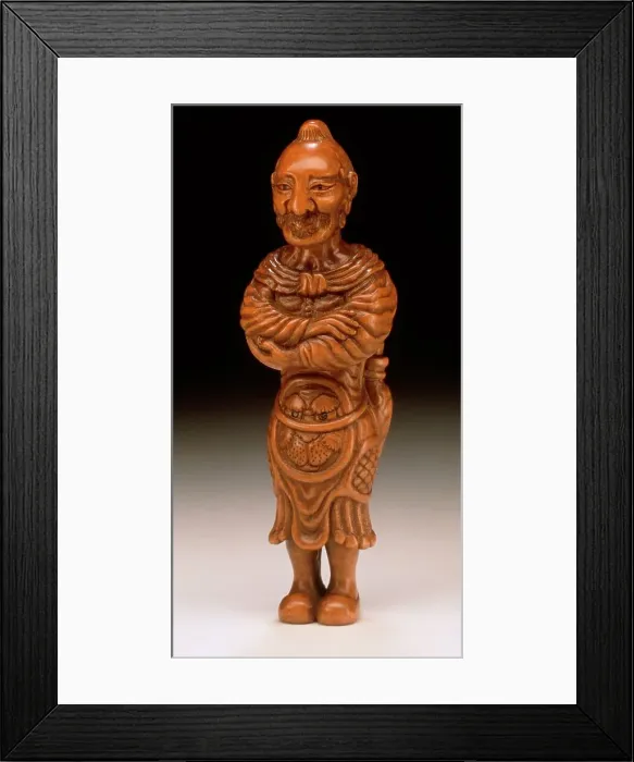 Framed Print : Foreigner in Fanciful Dress, 18th century. Creator: Unknown Framed Print : Foreigner in Fanciful Dress, 18th century. Creator: Unknown
