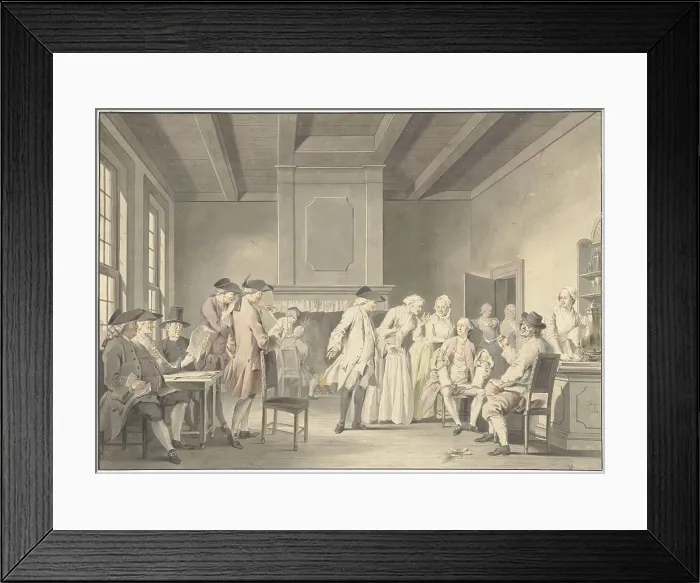 Framed Print : The unexpected twins, 1763. Creator: Jacobus Buys Framed Print : The unexpected twins, 1763. Creator: Jacobus Buys