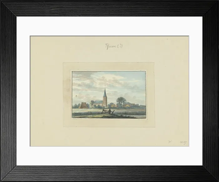 Framed Print : View of Tjum (?), 1700-1800. Creator: Anon Framed Print : View of Tjum (?), 1700-1800. Creator: Anon