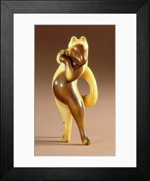 Framed Print : Dancing Fox, 18th century. Creator: Unknown Framed Print : Dancing Fox, 18th century. Creator: Unknown