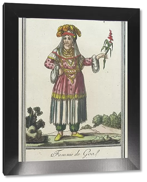 Costumes de Différents Pays, Femme de Goa, c1797. Creator: Jacques Grasset de Saint-Sauveur