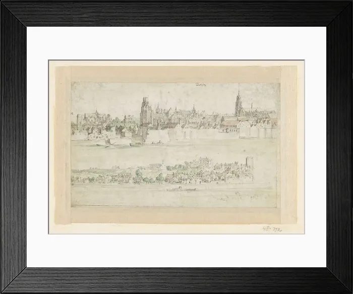 Framed Print : View of Blois, 1600-1650. Creator: Anon Framed Print : View of Blois, 1600-1650. Creator: Anon