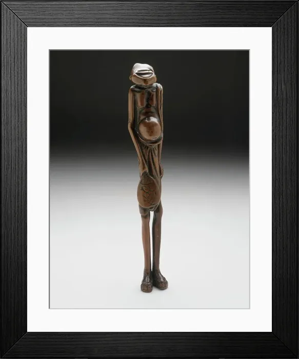 Framed Print : Peasant, 18th century. Creator: Unknown Framed Print : Peasant, 18th century. Creator: Unknown