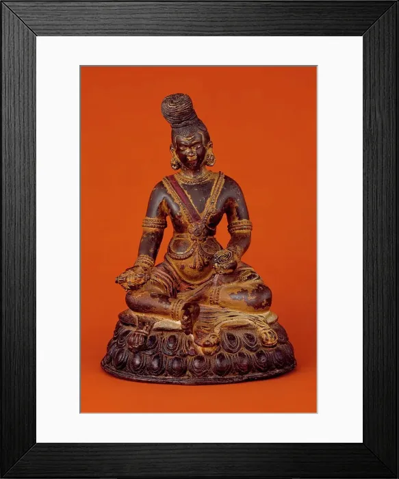 Framed Print : Tsangnyön Heruka (1452-1507), Late 15th -16th century. Creator: Unknown Framed Print : Tsangnyön Heruka (1452-1507), Late 15th -16th century. Creator: Unknown