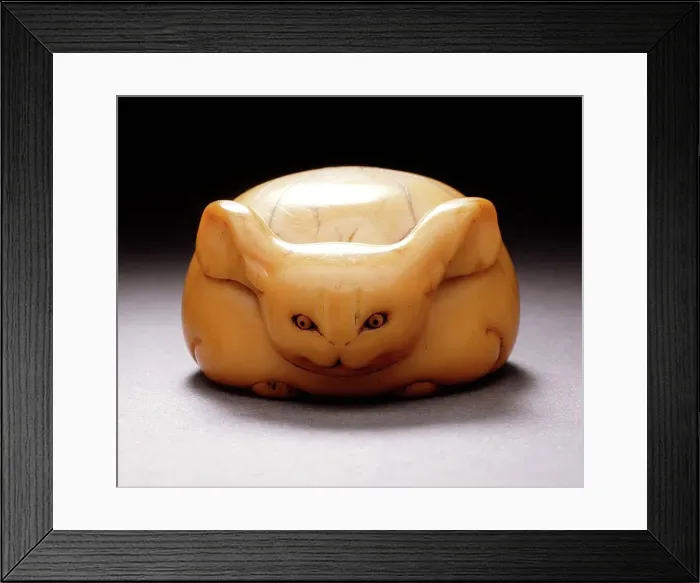 Framed Print : Moon-Shaped Rabbit, 18th century. Creator: Unknown Framed Print : Moon-Shaped Rabbit, 18th century. Creator: Unknown