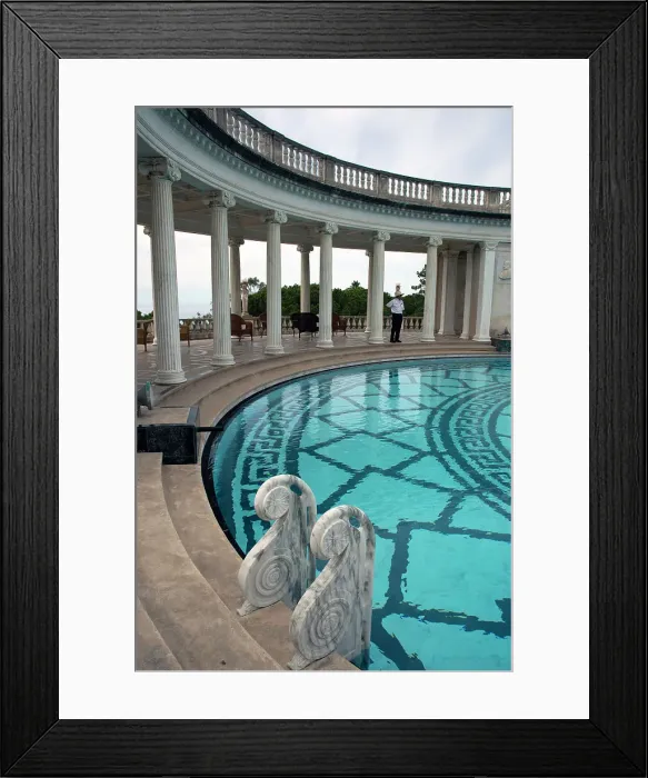 Framed Print : Hearst Castle, California, USA, 2022. Creator: Ethel Davies Framed Print : Hearst Castle, California, USA, 2022. Creator: Ethel Davies