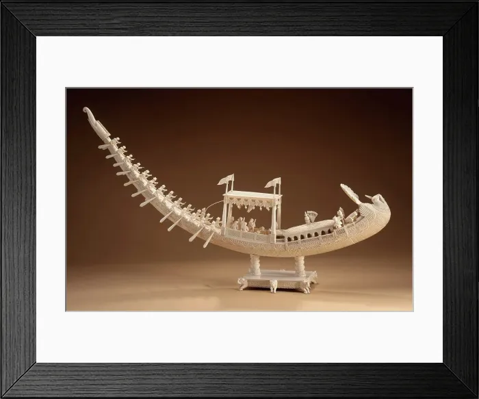 Framed Print : Royal Peacock Barge, Late 19th century. Creator: Unknown Framed Print : Royal Peacock Barge, Late 19th century. Creator: Unknown
