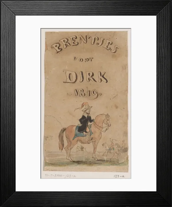 Framed Print : Prints for Dirk 1849, 1849. Creator: Johannes Tavenraat