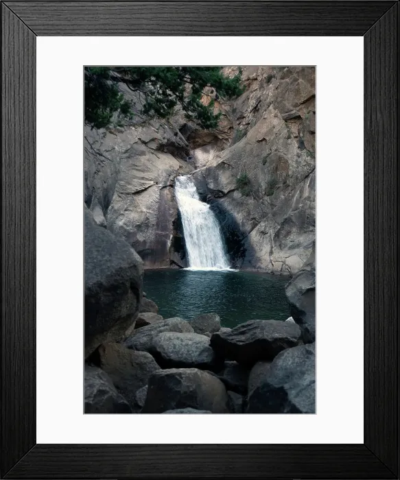 Framed Print : Roaring River Falls, Kings Canyon, California, USA, 2022. Creator: Ethel Davies Framed Print : Roaring River Falls, Kings Canyon, California, USA, 2022. Creator: Ethel Davies