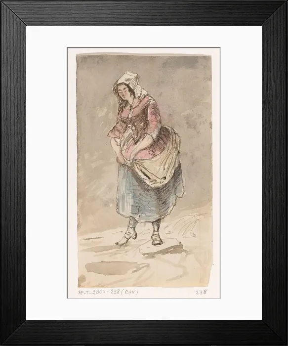 Framed Print : Female, 1840-1880. Creator: Johannes Tavenraat Framed Print : Female, 1840-1880. Creator: Johannes Tavenraat