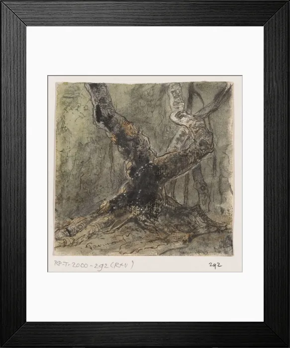 Framed Print : Tree, 1861. Creator: Johannes Tavenraat Framed Print : Tree, 1861. Creator: Johannes Tavenraat