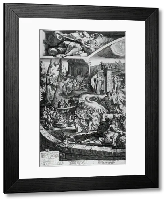 Framed Print : The Table of Cebes (image 4 of 4), 1592. Creator: Jacob Matham Framed Print : The Table of Cebes (image 4 of 4), 1592. Creator: Jacob Matham